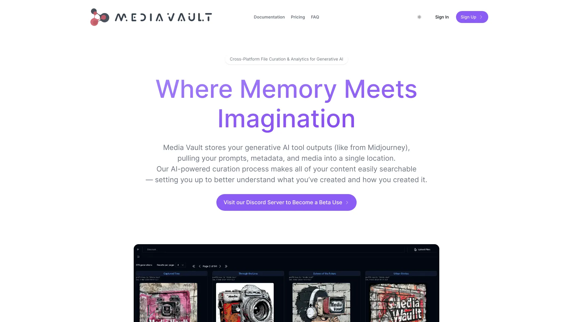Media Vault AI - AI Tool Ocean