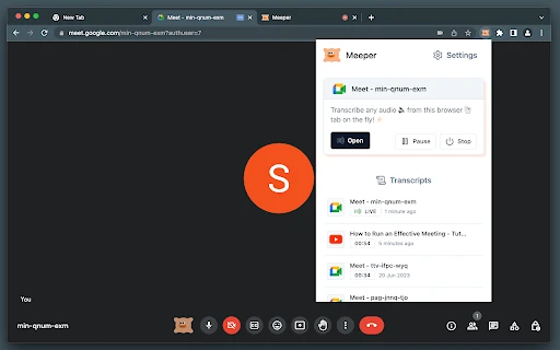 Meeper - Chrome Extension - AI Tool Ocean