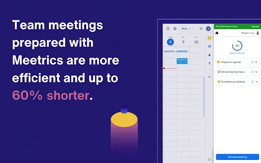 Meetrics - Chrome Extension - AI Tool Ocean