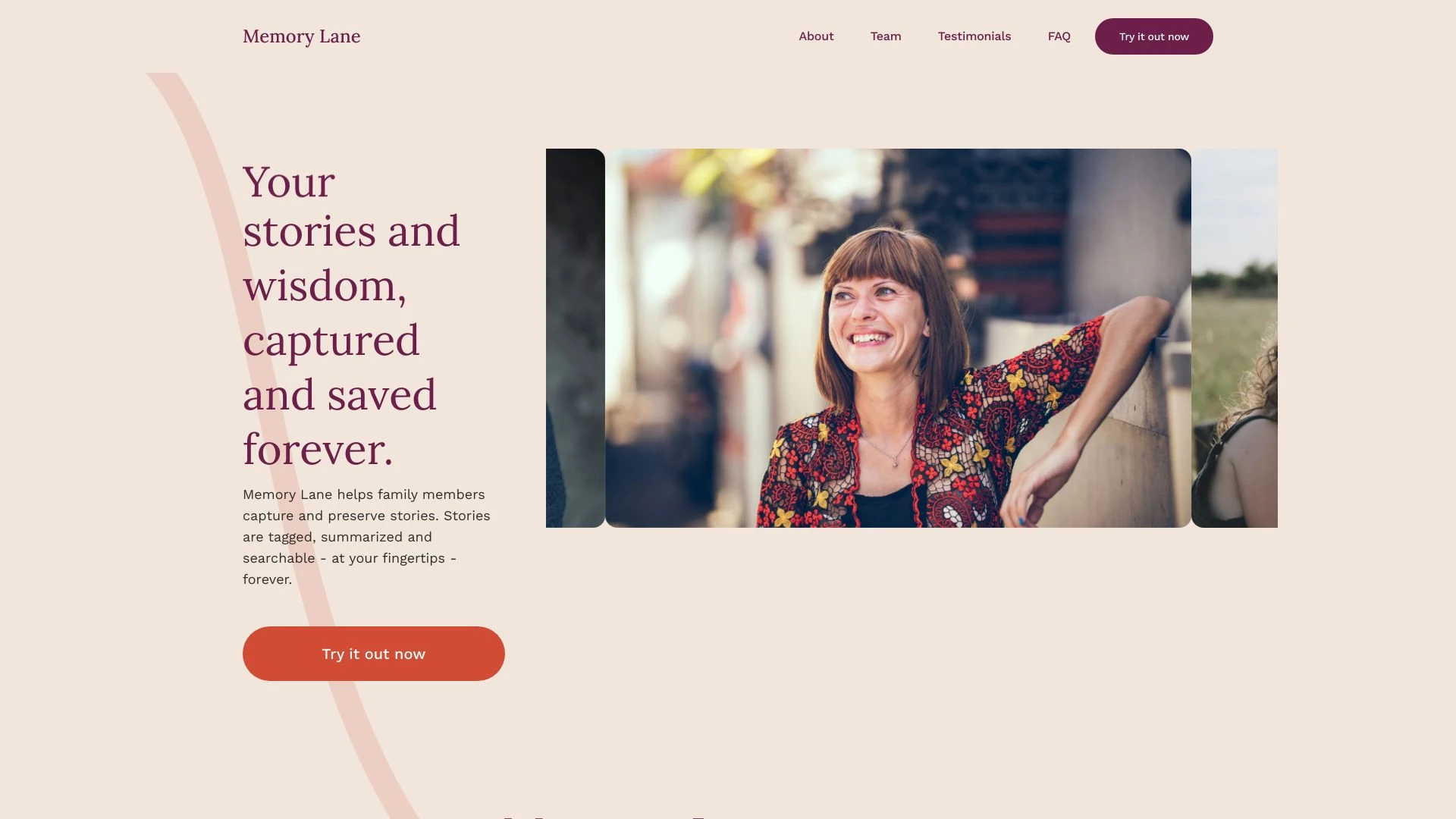 Memory Lane - AI Tool Ocean