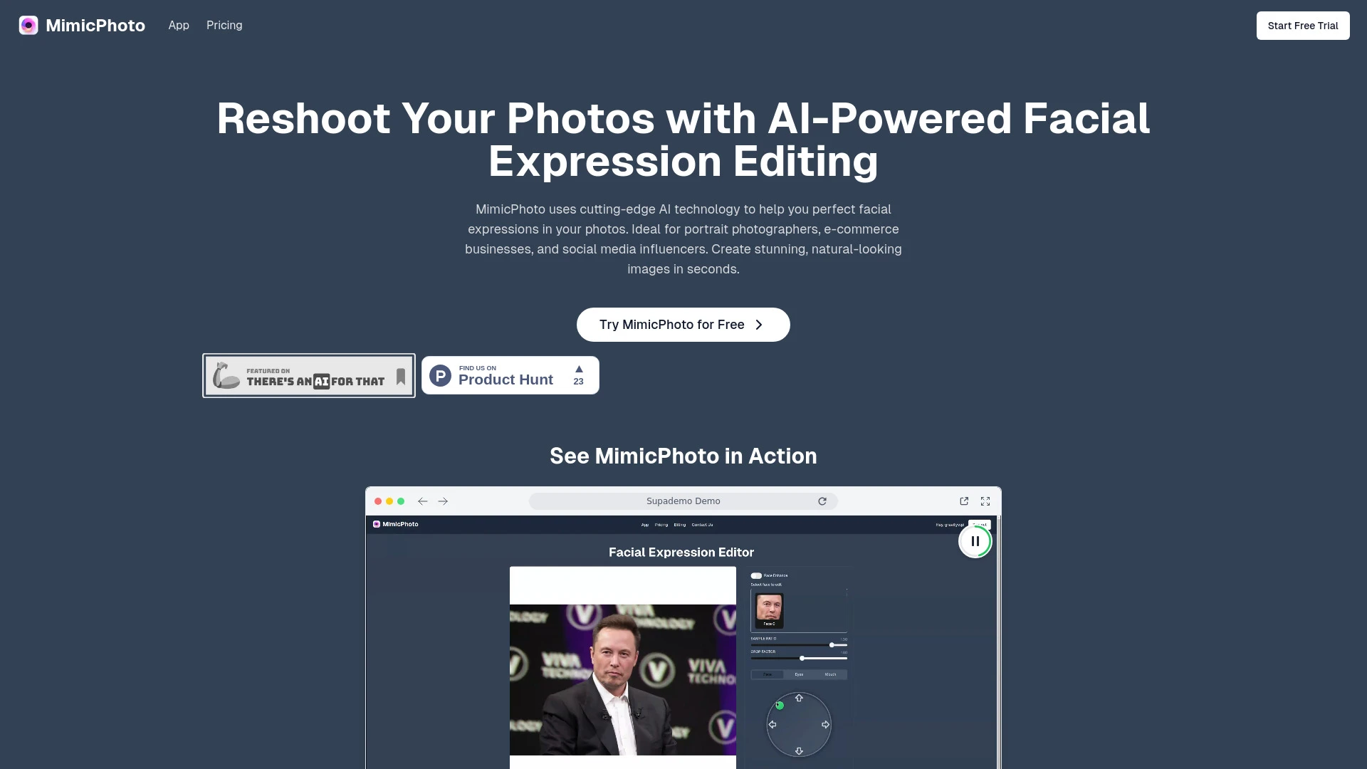 MimicPhoto - AI Tool Ocean
