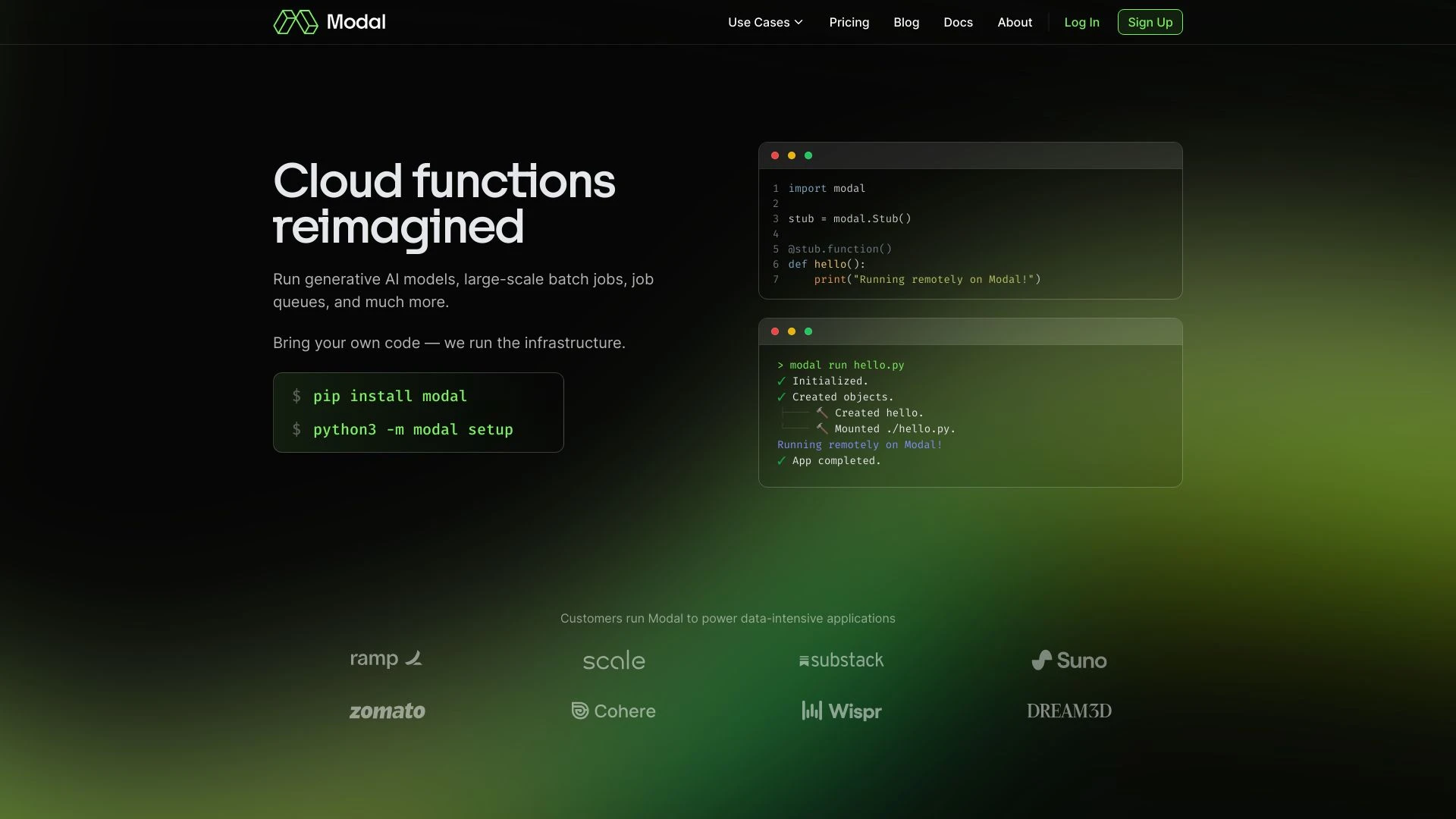 Modal - AI Tool Ocean
