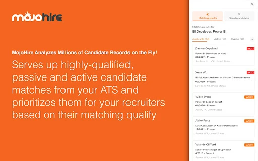 MojoHire - Chrome Extension - AI Tool Ocean