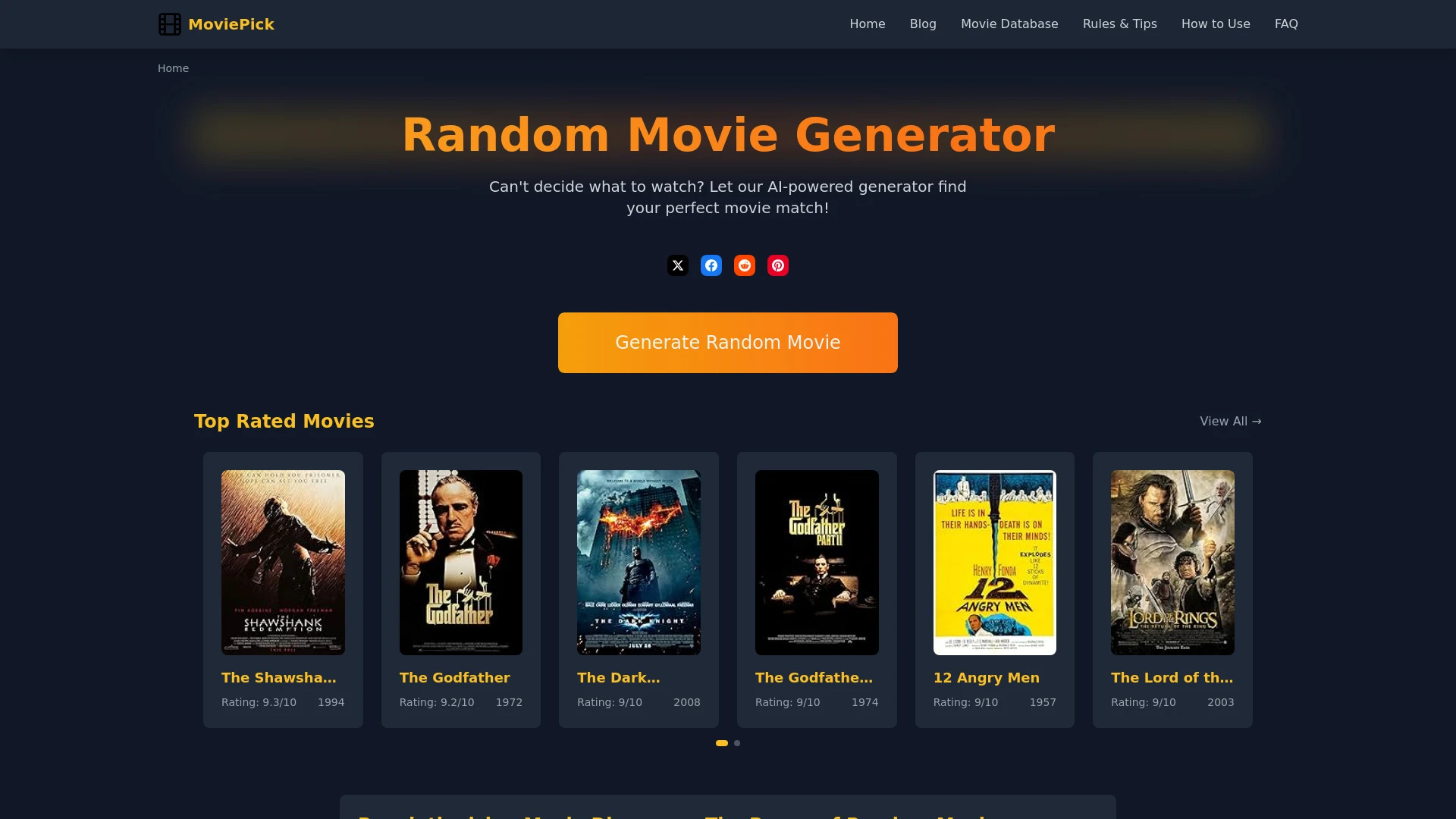 MoviePick - AI Tool Ocean