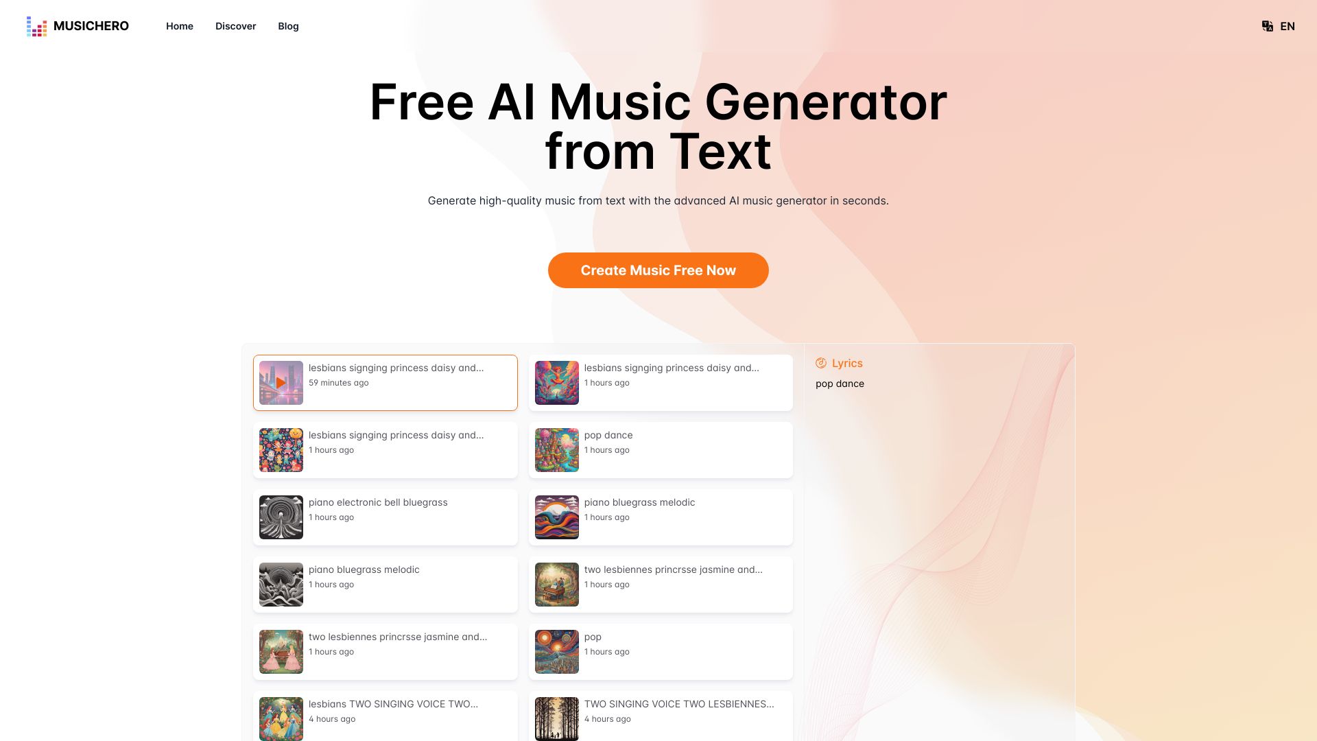 MusicHero.ai - AI Tool Ocean