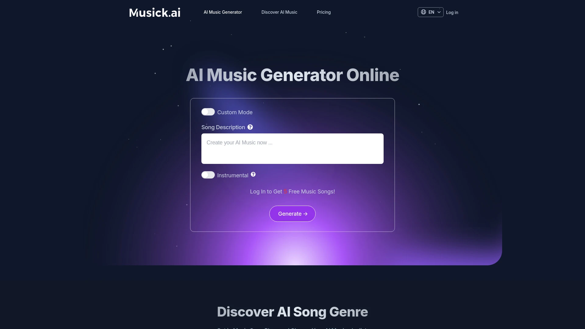 Musick.ai - AI Tool Ocean