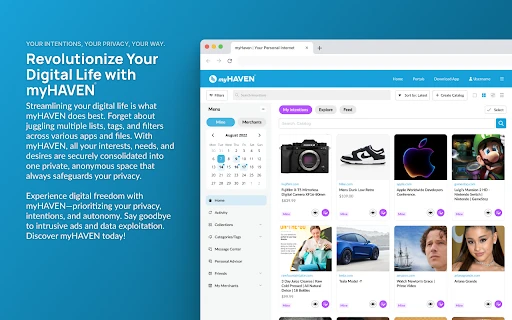 myHAVEN - Chrome Extension - AI Tool Ocean