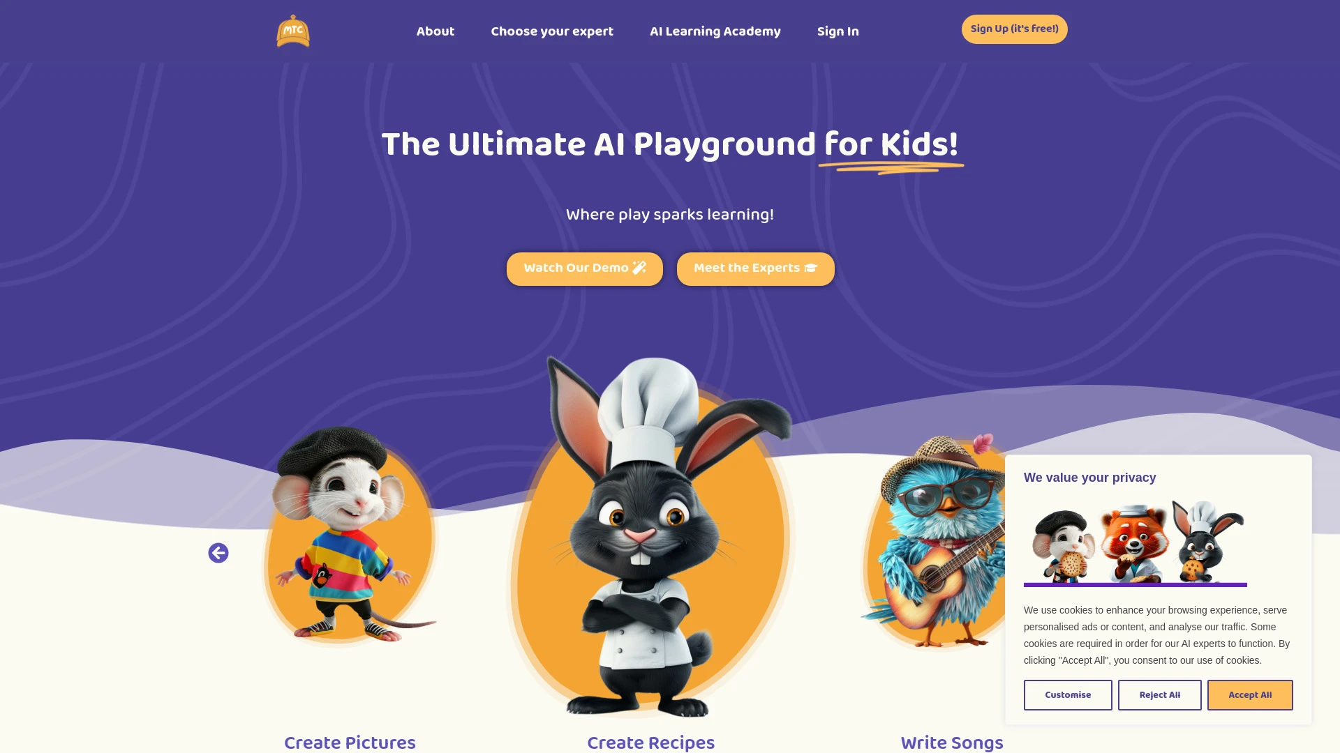 MyThinkingCap - AI Tool Ocean