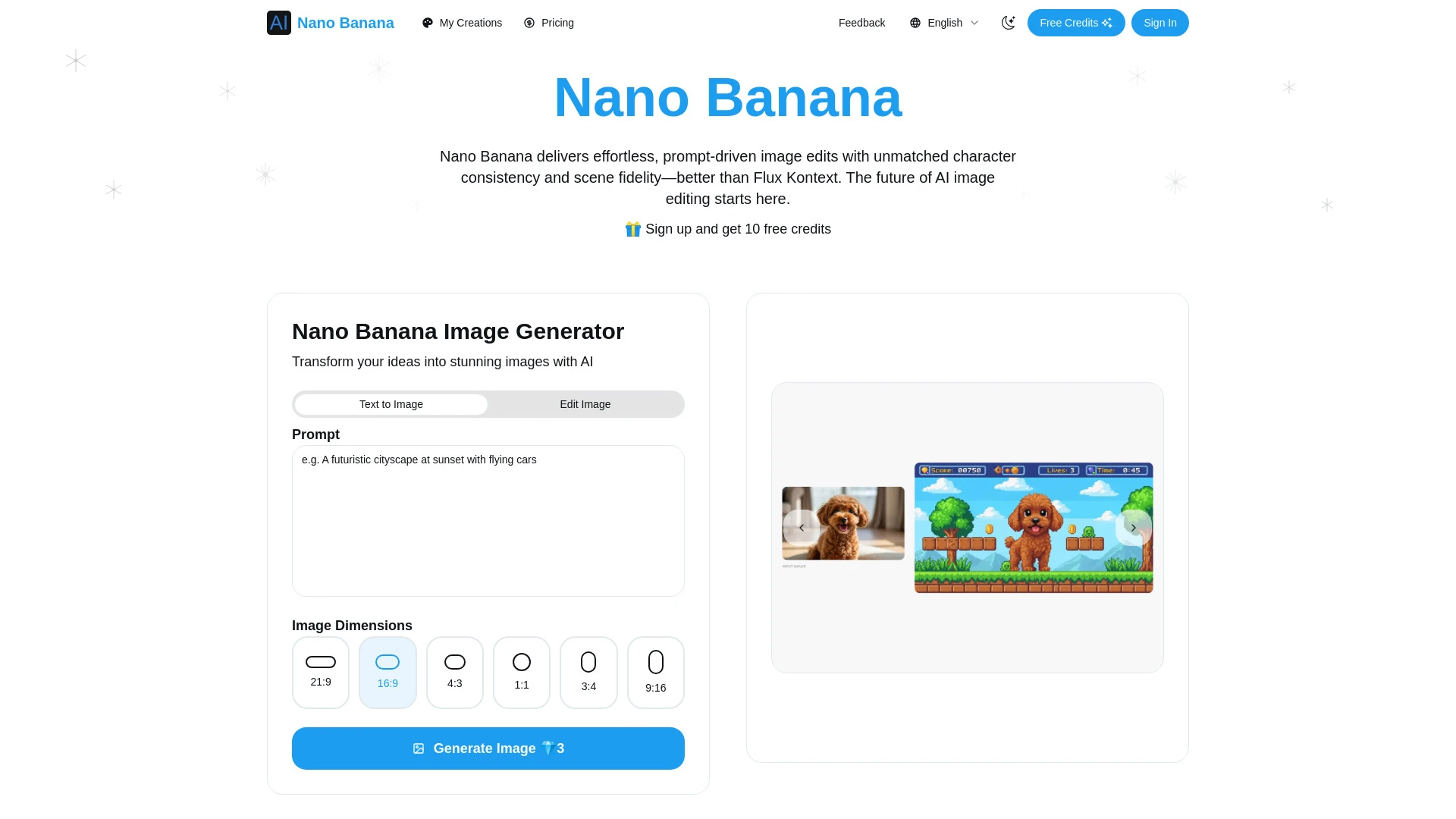 nano banana - AI Tool Ocean