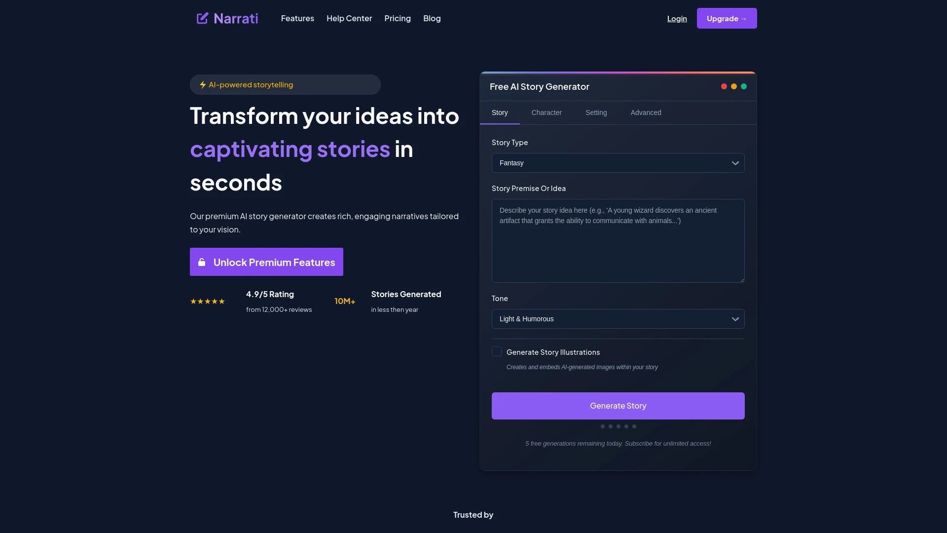 Narrati - AI Tool Ocean