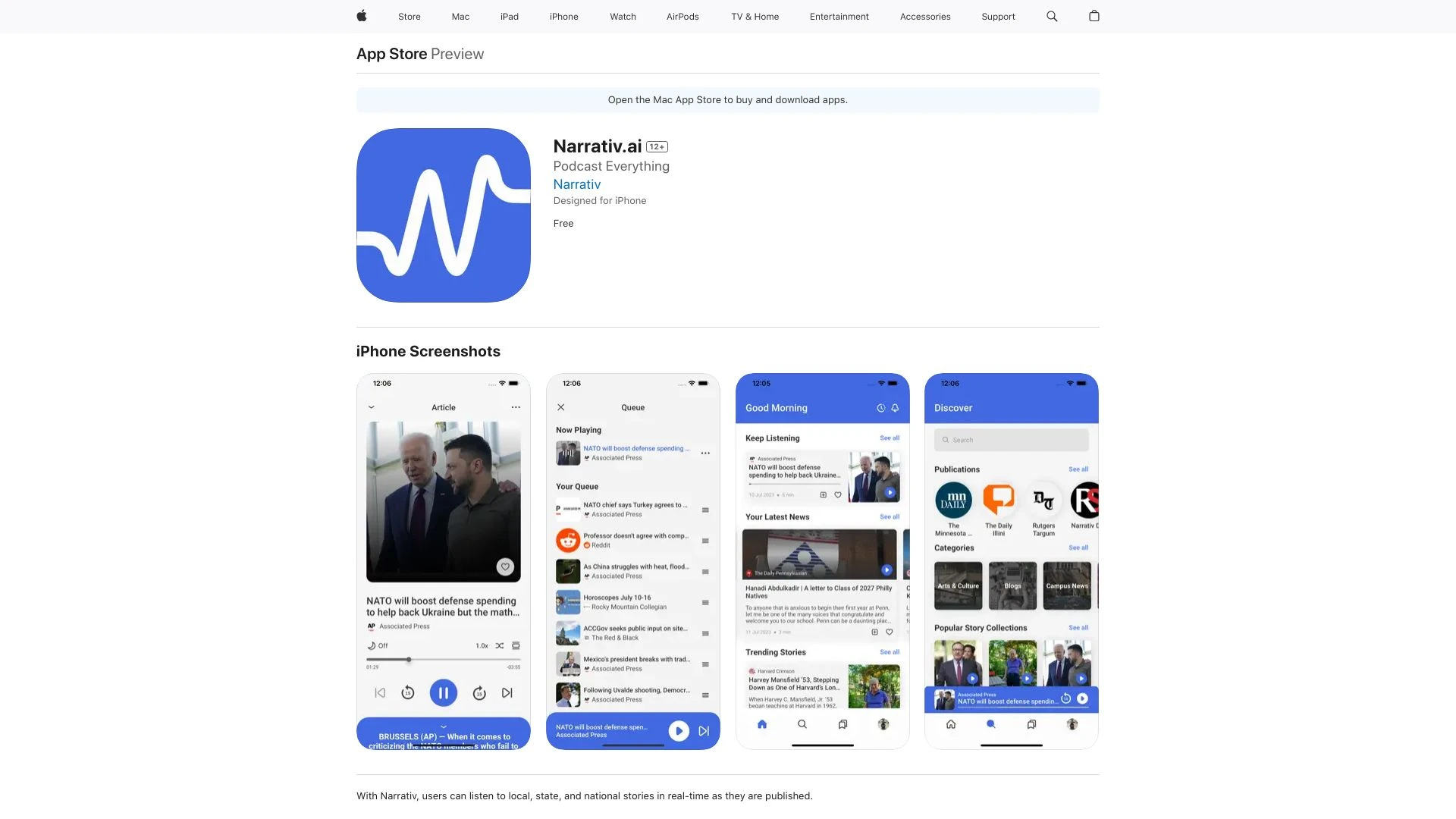 Narrativ.ai - AI Tool Ocean
