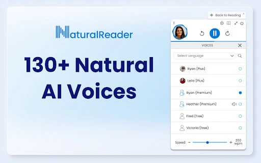 NaturalReader - Chrome Extension - AI Tool Ocean
