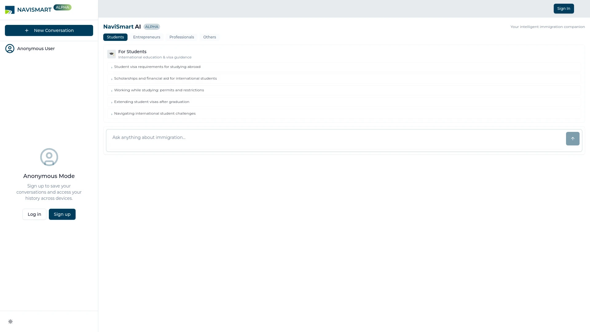NaviSmart AI - AI Tool Ocean