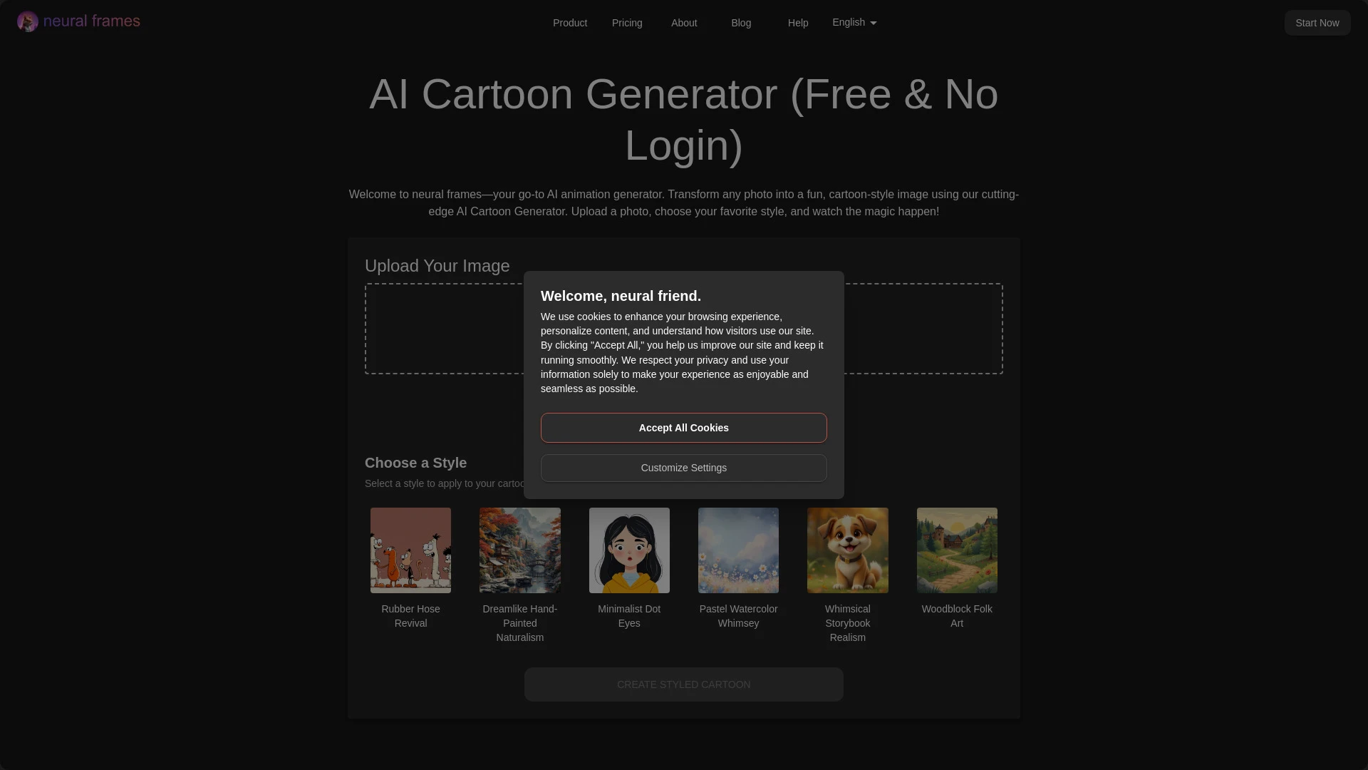 Neural Frames - AI Tool Ocean
