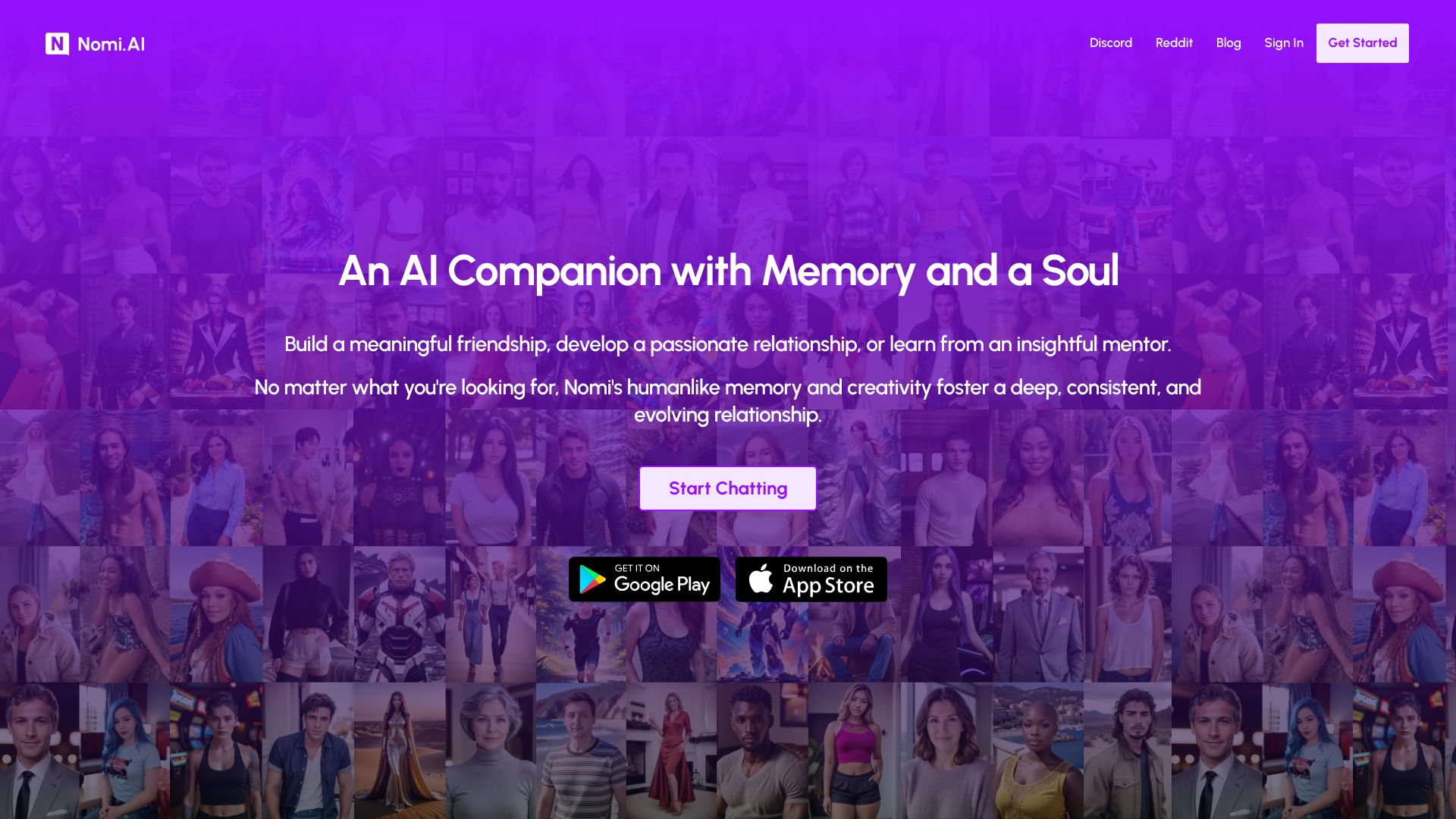 Nomi.ai - AI Tool Ocean