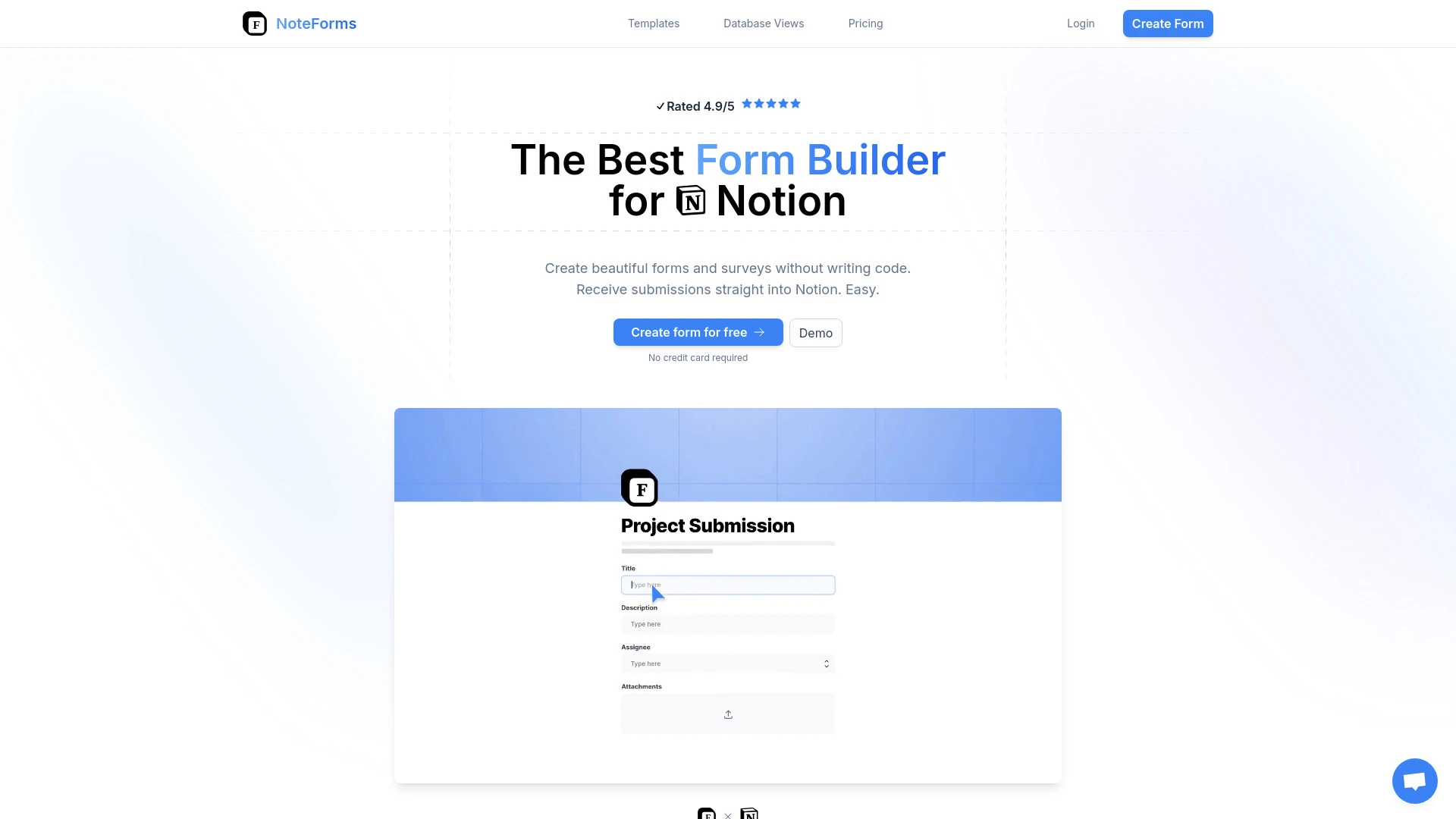 NoteForms - AI Tool Ocean
