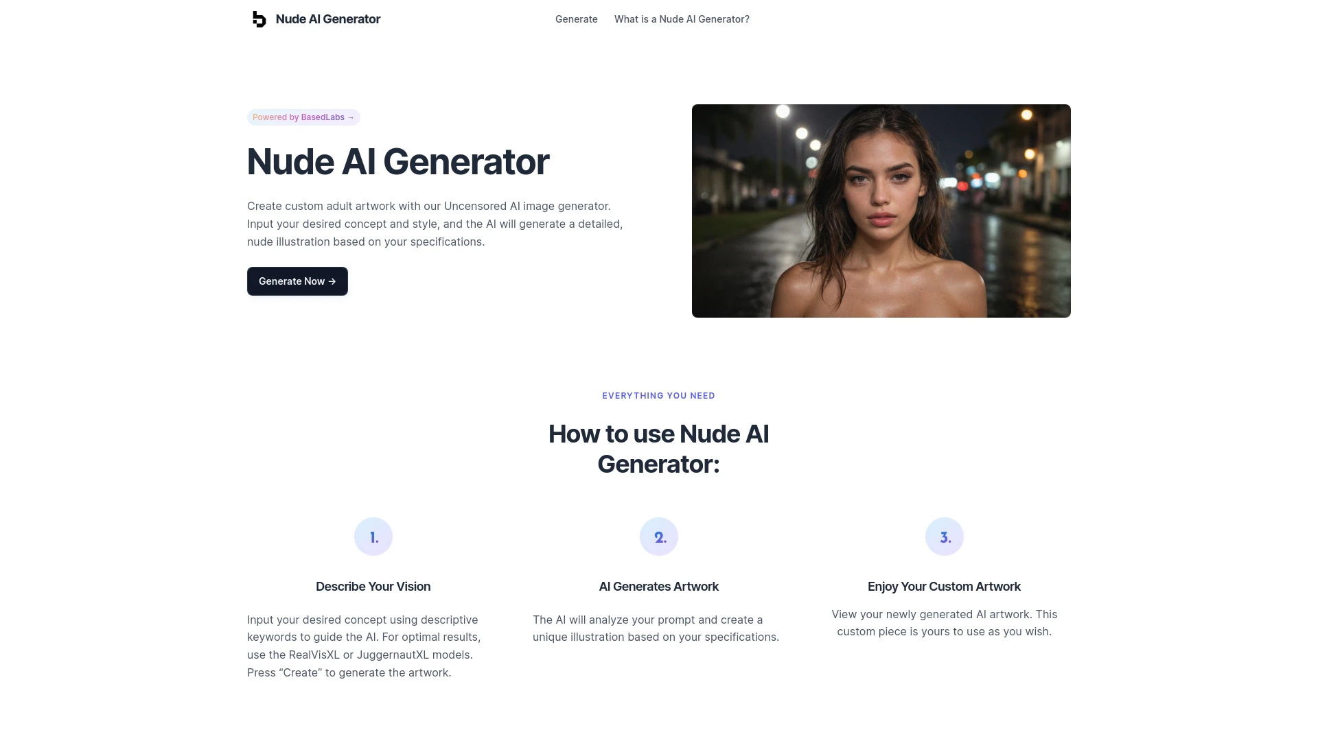 Nude AI Generator - AI Tool Ocean