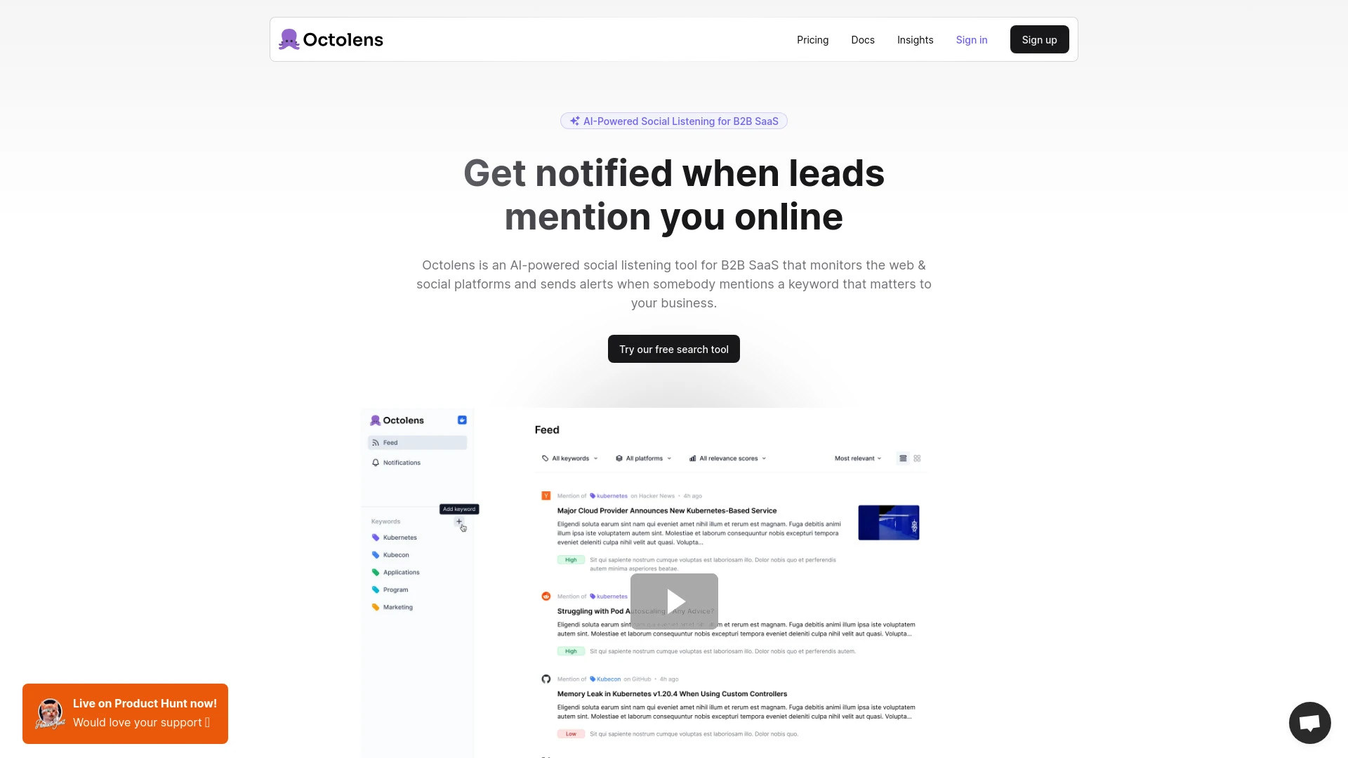 Octolens - AI Tool Ocean