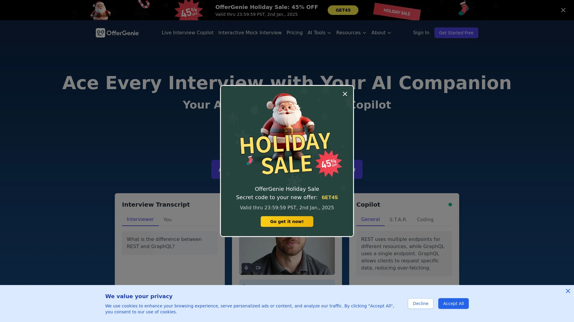 OfferGenie - AI Tool Ocean