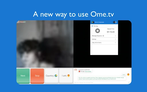 Ome.tv Automator - Chrome Extension - AI Tool Ocean