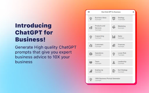 One-Click GPT for Business - Chrome Extension - AI Tool Ocean
