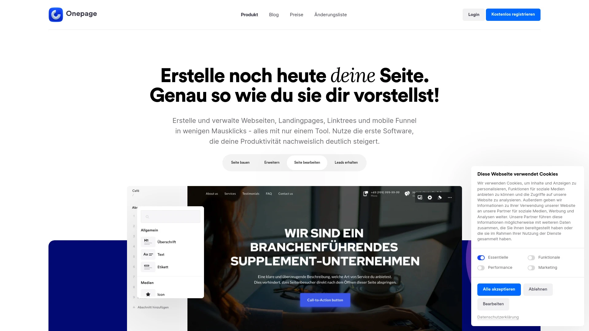 Onepage - AI Tool Ocean
