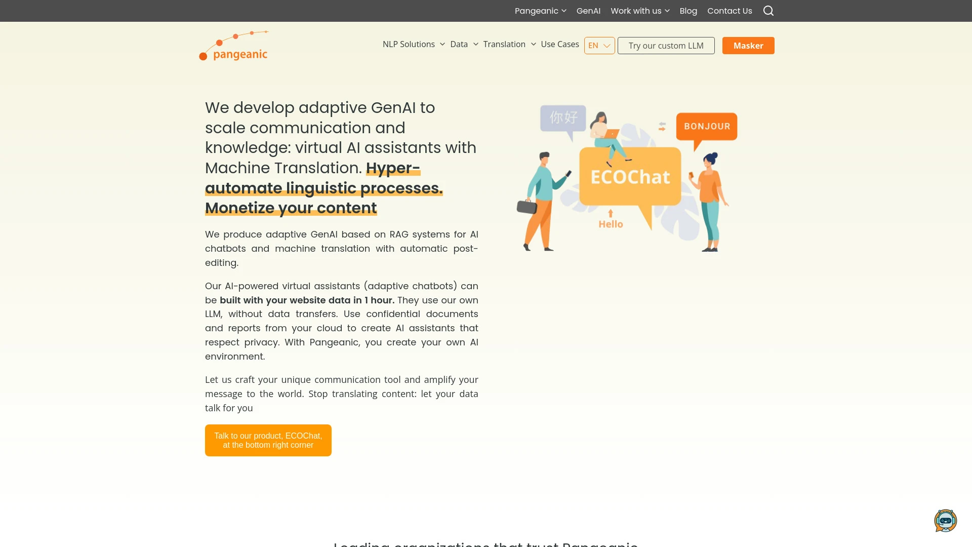 Pangeanic - AI Tool Ocean