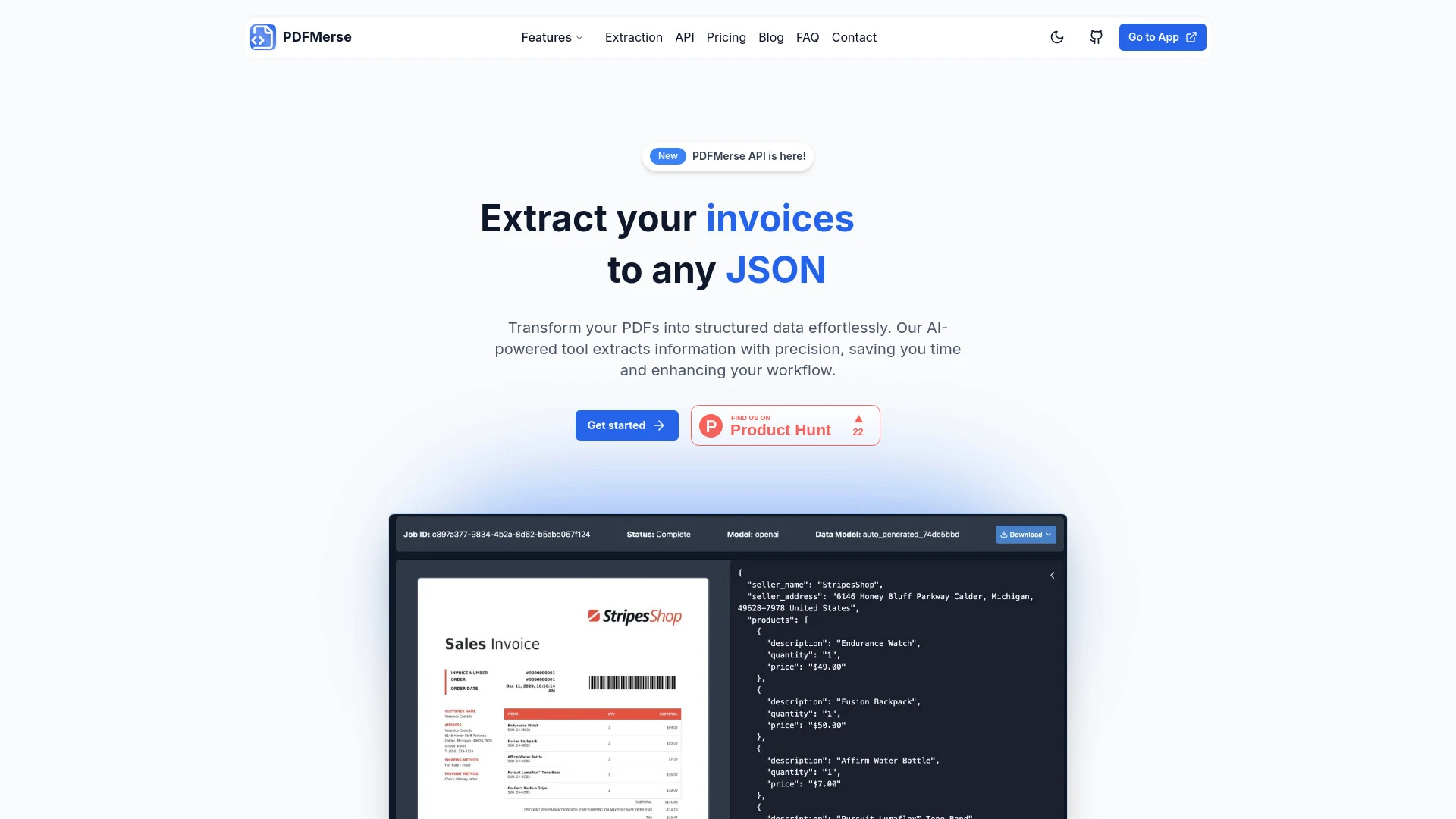 PDFMerse - AI Tool Ocean