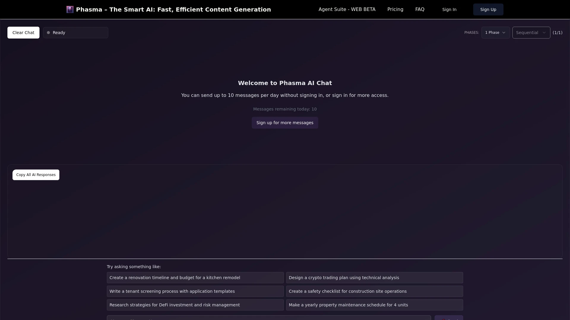 Phasma.ai - AI Tool Ocean