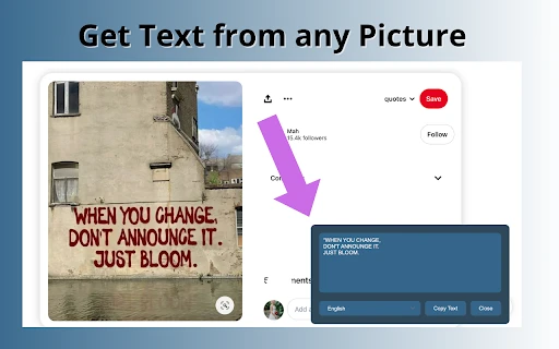 Pic to Text Converter - Chrome Extension - AI Tool Ocean