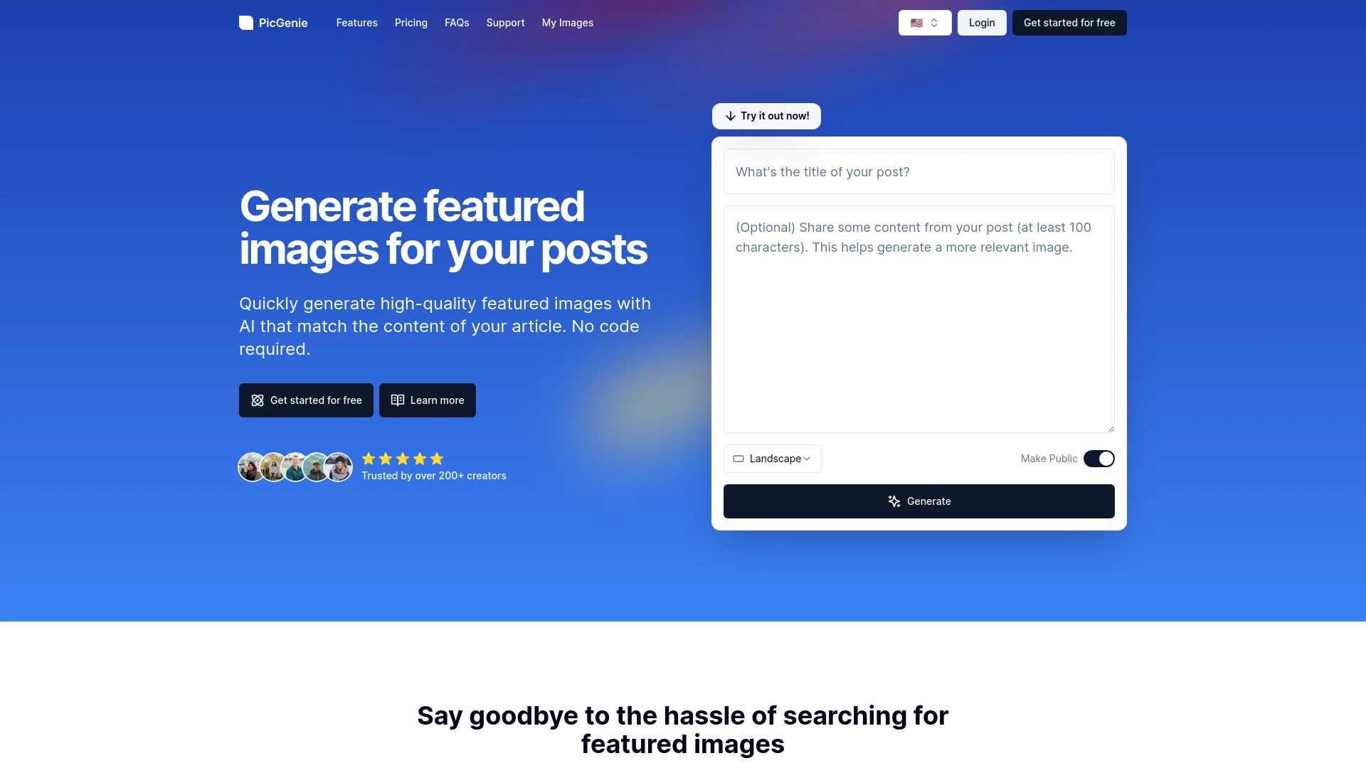 PicGenie - AI Tool Ocean