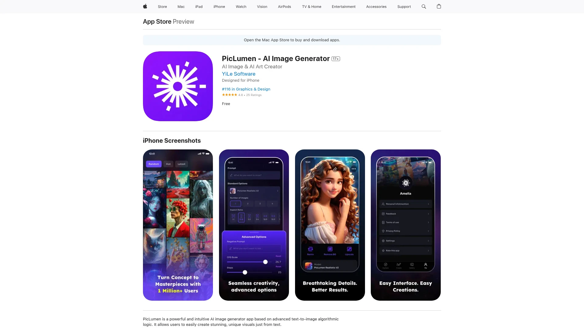 PicLumen - AI Image Generator - AI Tool Ocean