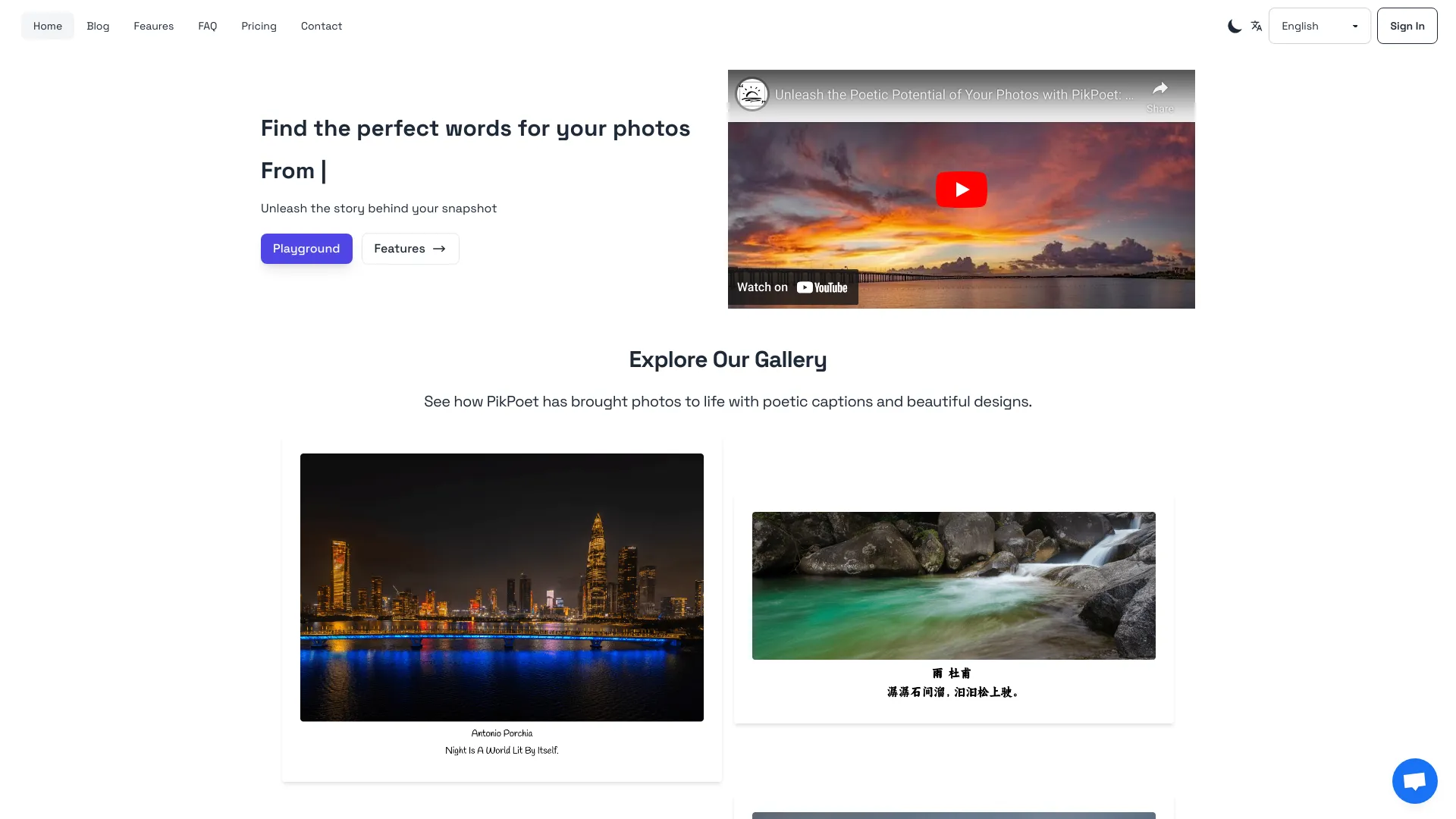 PikPoet - AI Tool Ocean