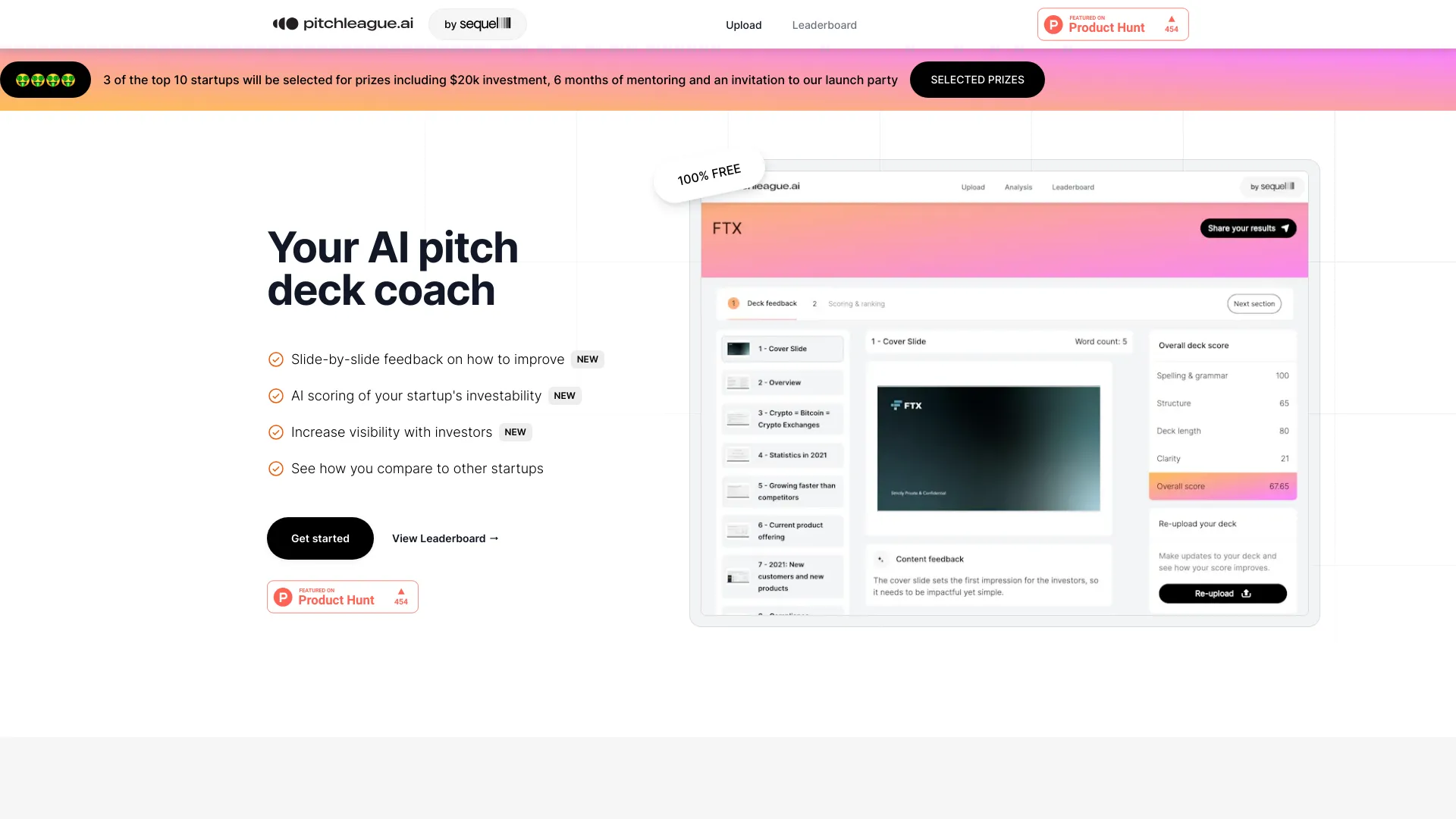 PitchLeague - AI Tool Ocean