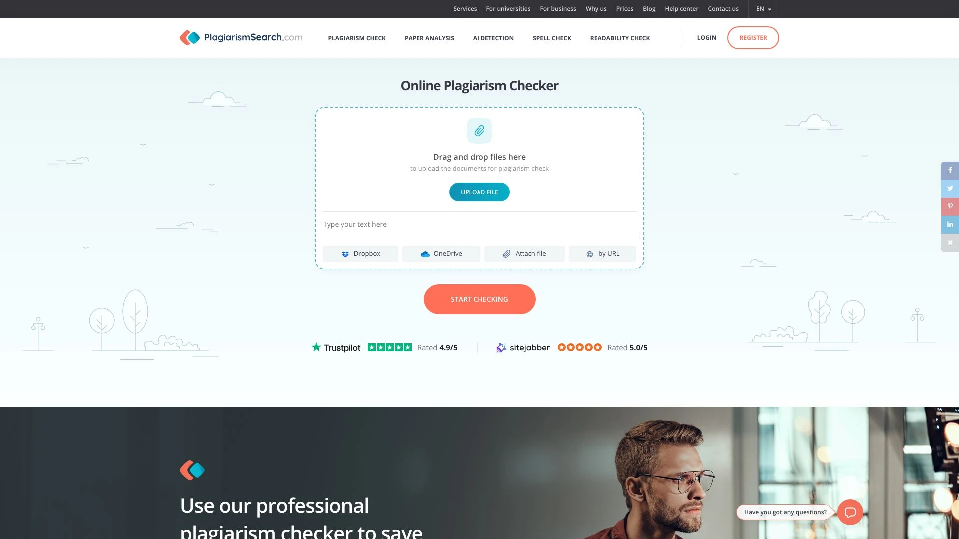 PlagiarismSearch.com - AI Tool Ocean