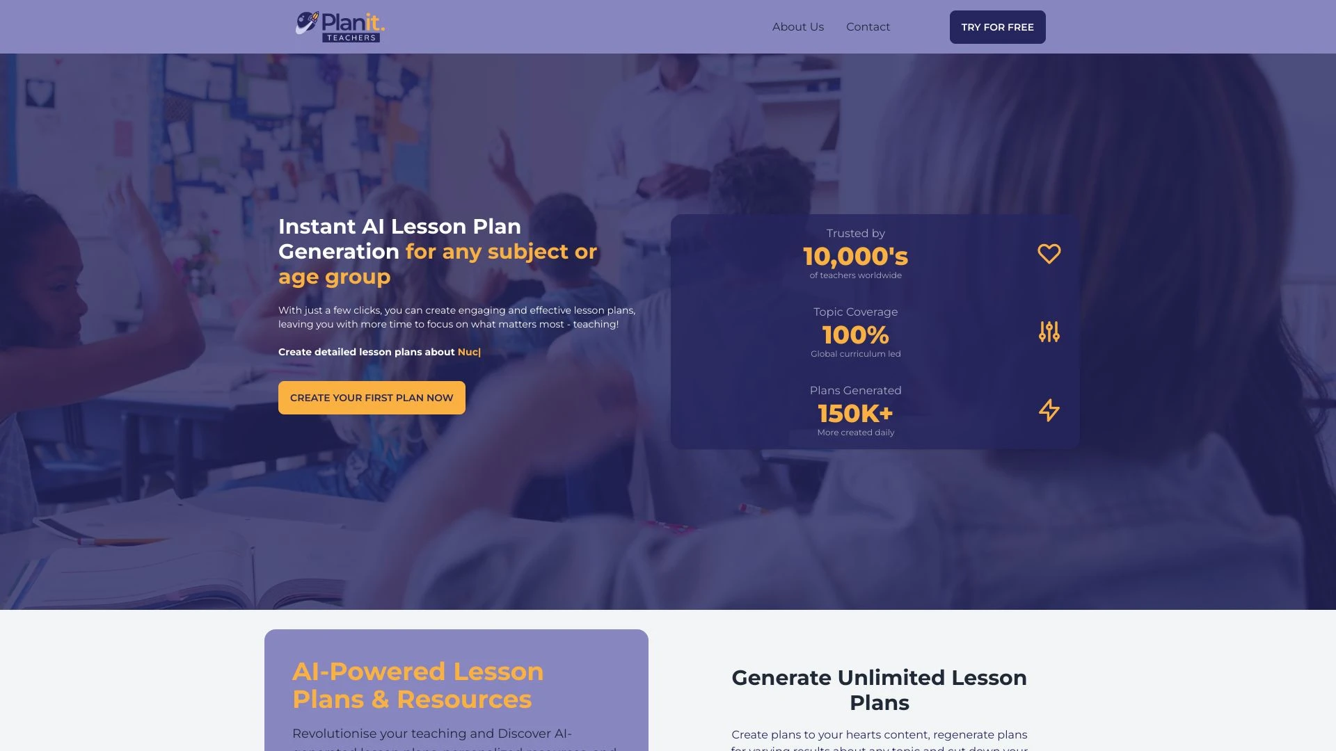 PlanitTeachers - AI Tool Ocean