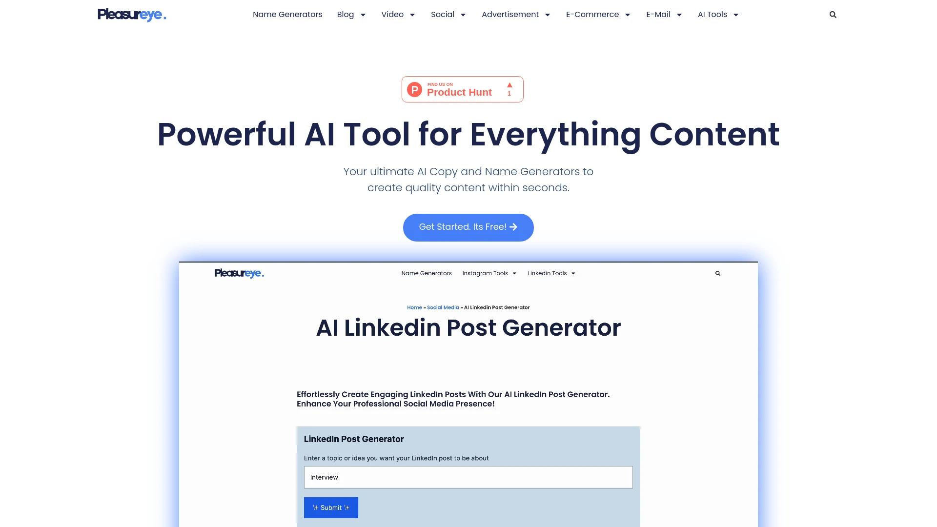 Pleasureye - AI Tool Ocean