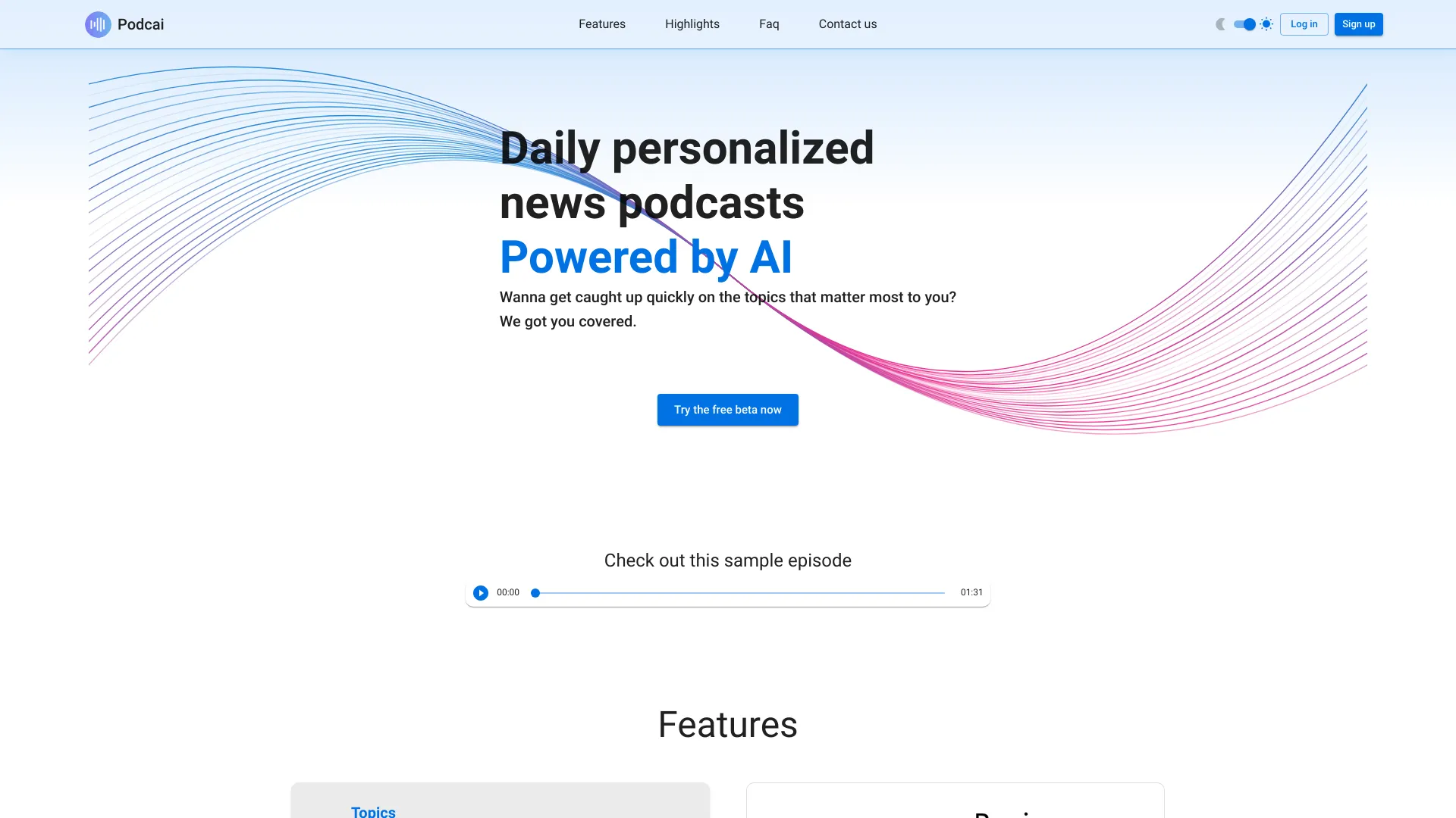 Podcai - AI Tool Ocean
