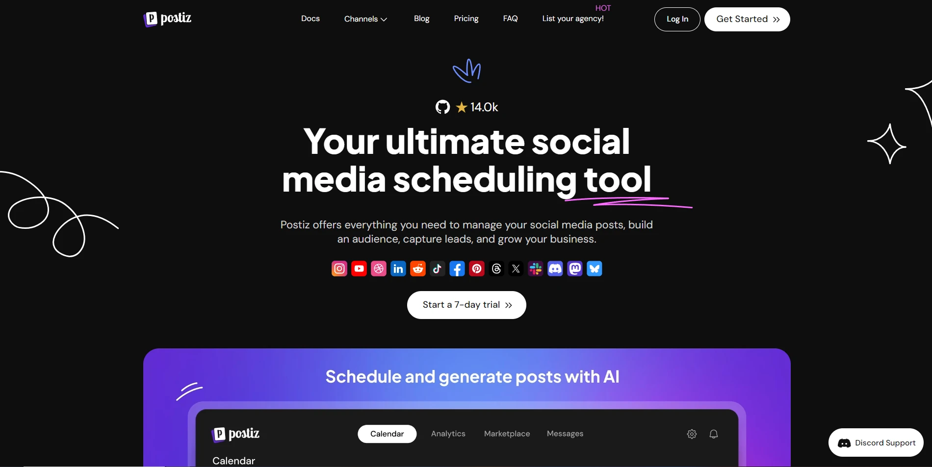 Postiz - AI Tool Ocean