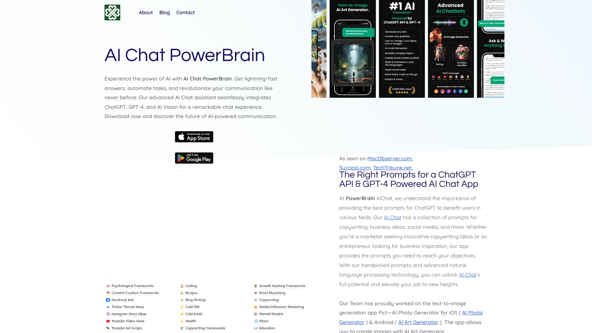 PowerBrain AI Chat - AI Tool Ocean