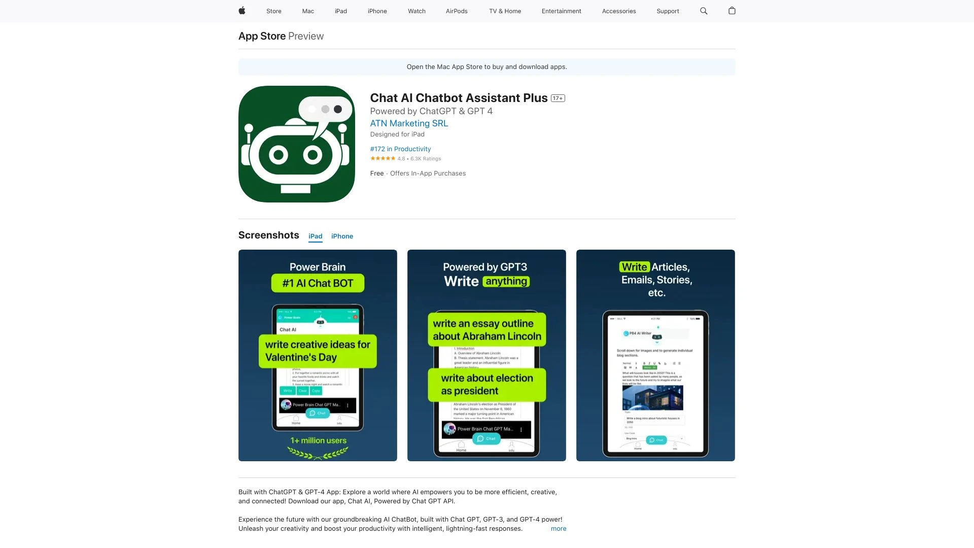 PowerBrain AI Writing Tool - AI Tool Ocean
