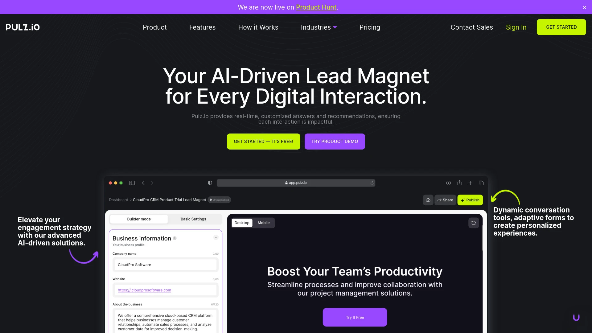 Pulz.io - AI Tool Ocean