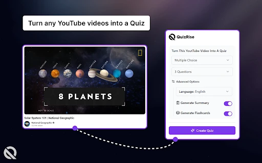 QuizRise - Chrome Extension - AI Tool Ocean