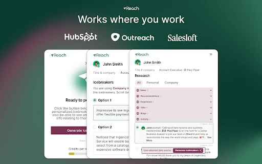 Reach - Chrome Extension - AI Tool Ocean