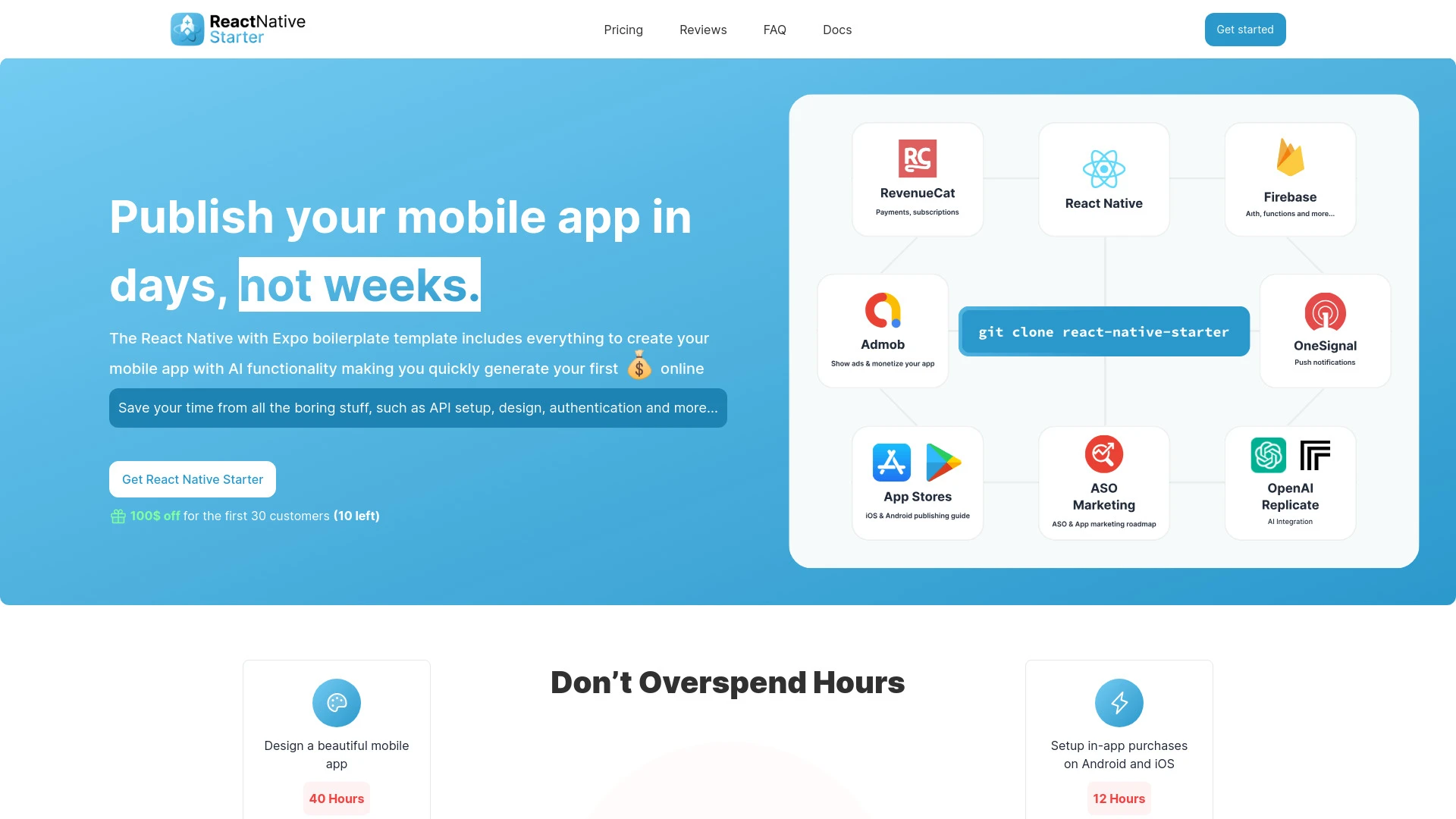 React Native Starter AI - AI Tool Ocean