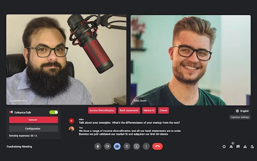 Real-time Transcription Analysis and Keyword Suggestion for Google Meet - Chrome Extension - AI Tool Ocean