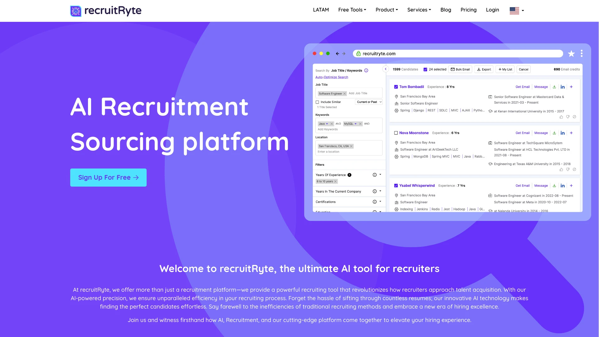 recruitRyte - AI Tool Ocean