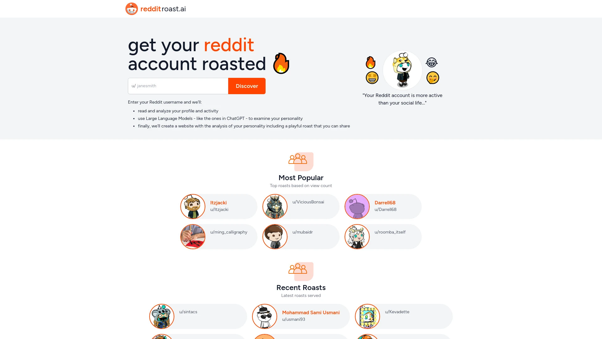 redditroast.ai - AI Tool Ocean
