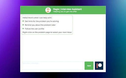 Regis AI: Coding Interviews Assistant - Chrome Extension - AI Tool Ocean