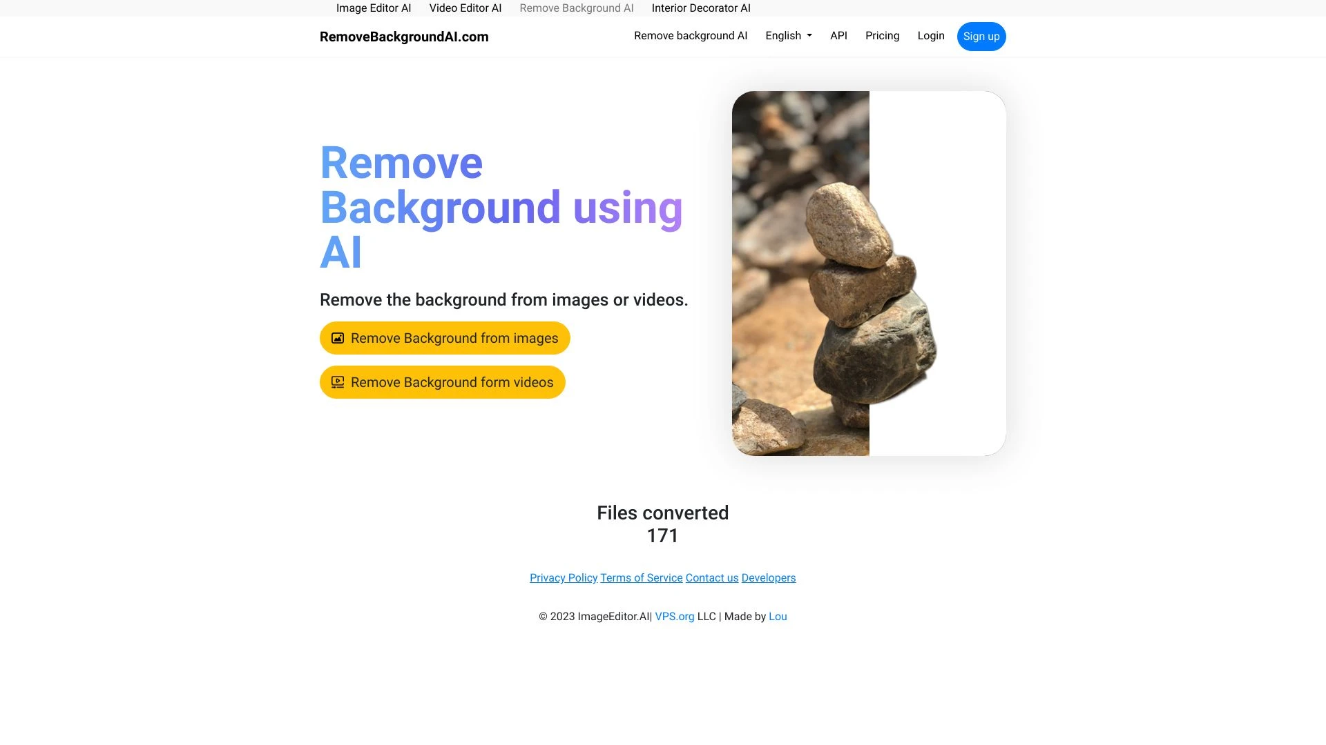 RemoveBackgroundAI.com - AI Tool Ocean